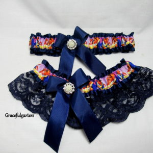 beauty and the beast garter set