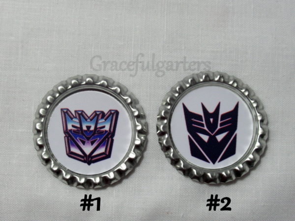 Transformers Decepticons Lace Bridal Wedding Garter