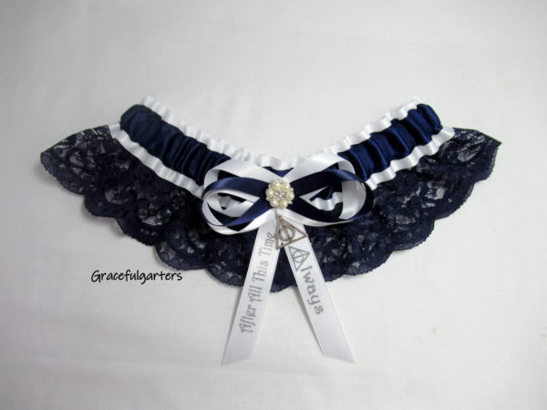 Harry Potter After All This Time Always Lace Bridal Wedding Garter