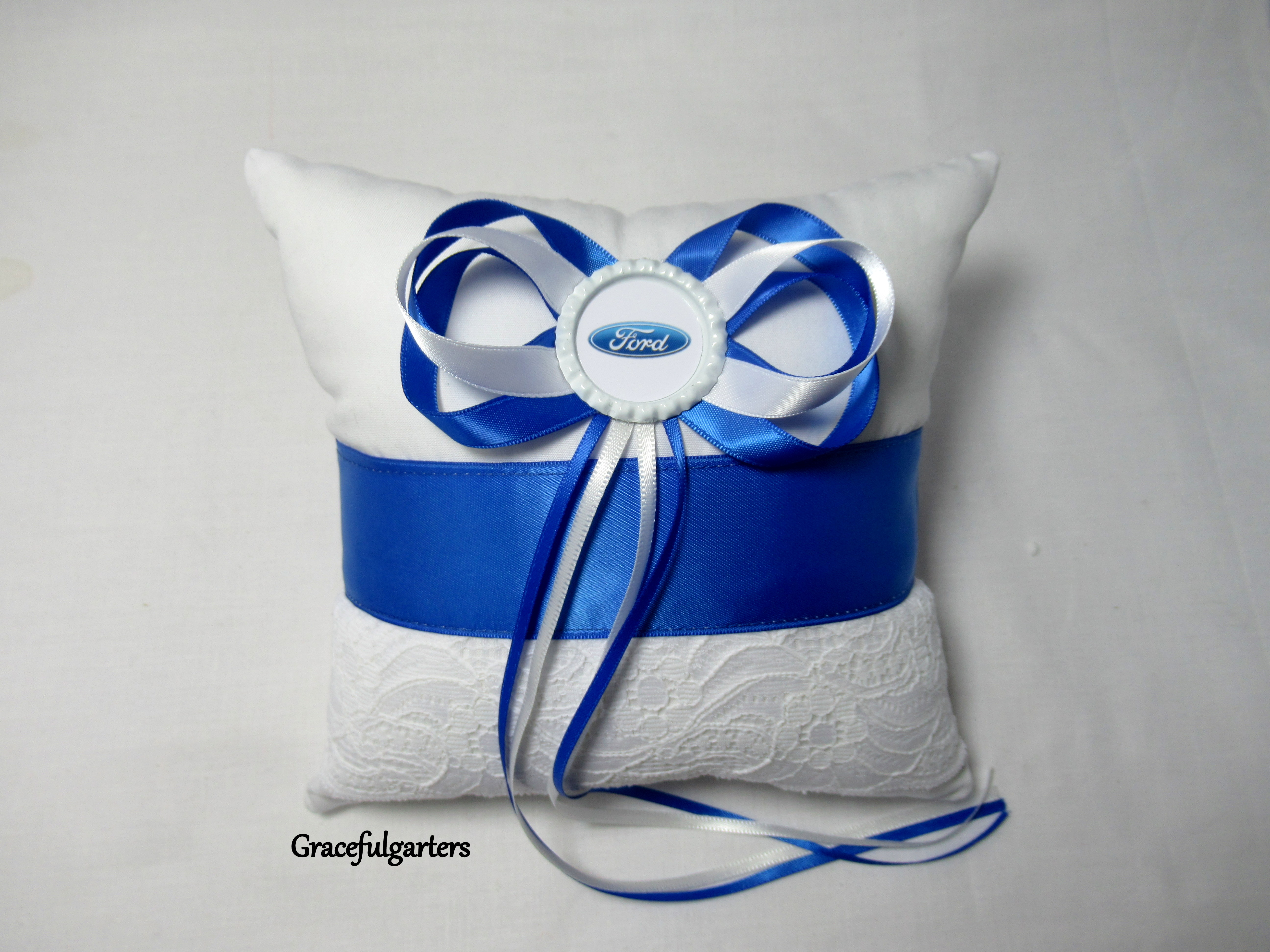 Car Model Inspired Wedding Ring Cushion Pillow Any Theme Colour