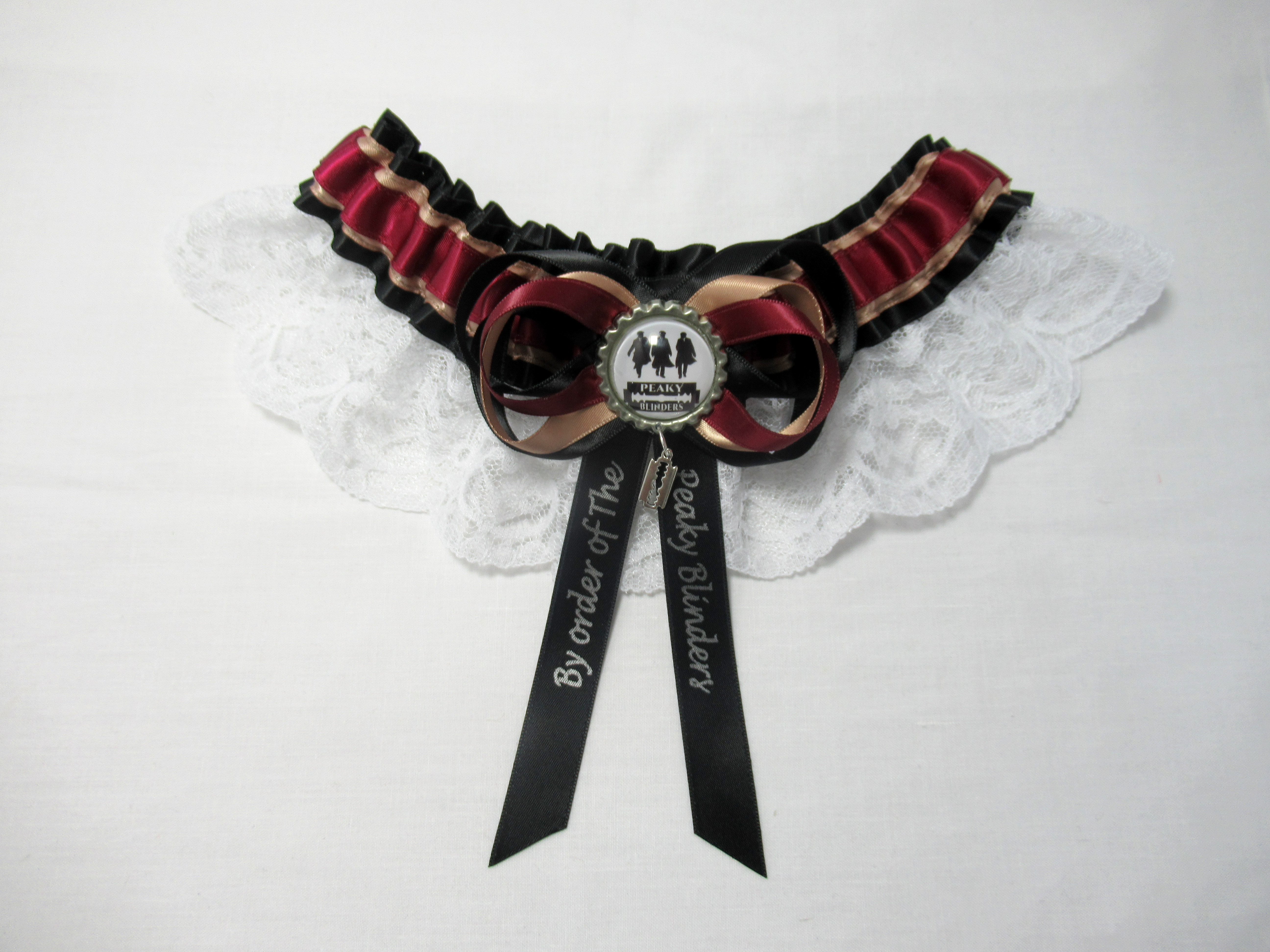 The Peaky Blinders Lace Bridal Wedding Garter GracefulGarters