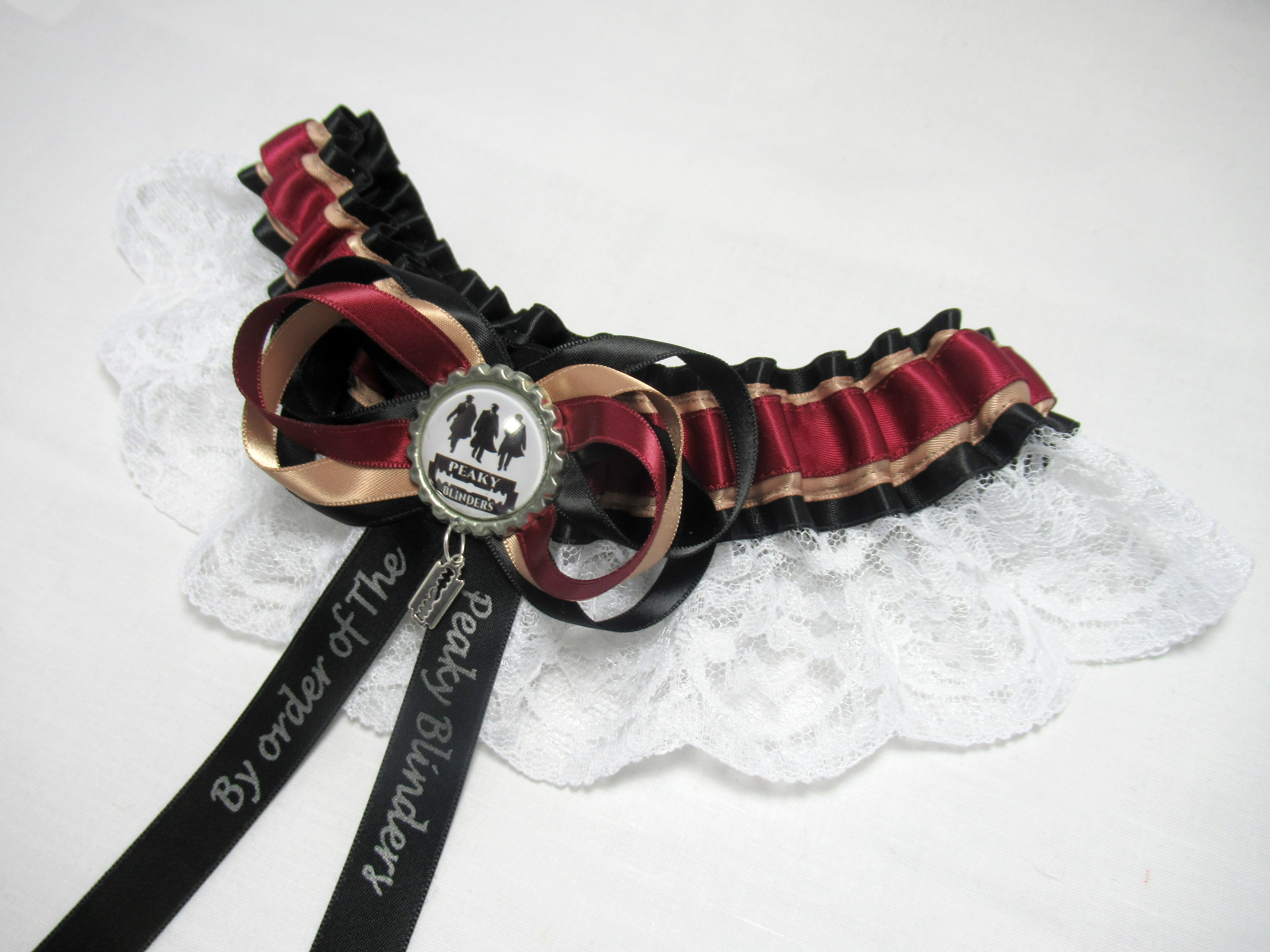The Peaky Blinders Lace Bridal Wedding Garter GracefulGarters