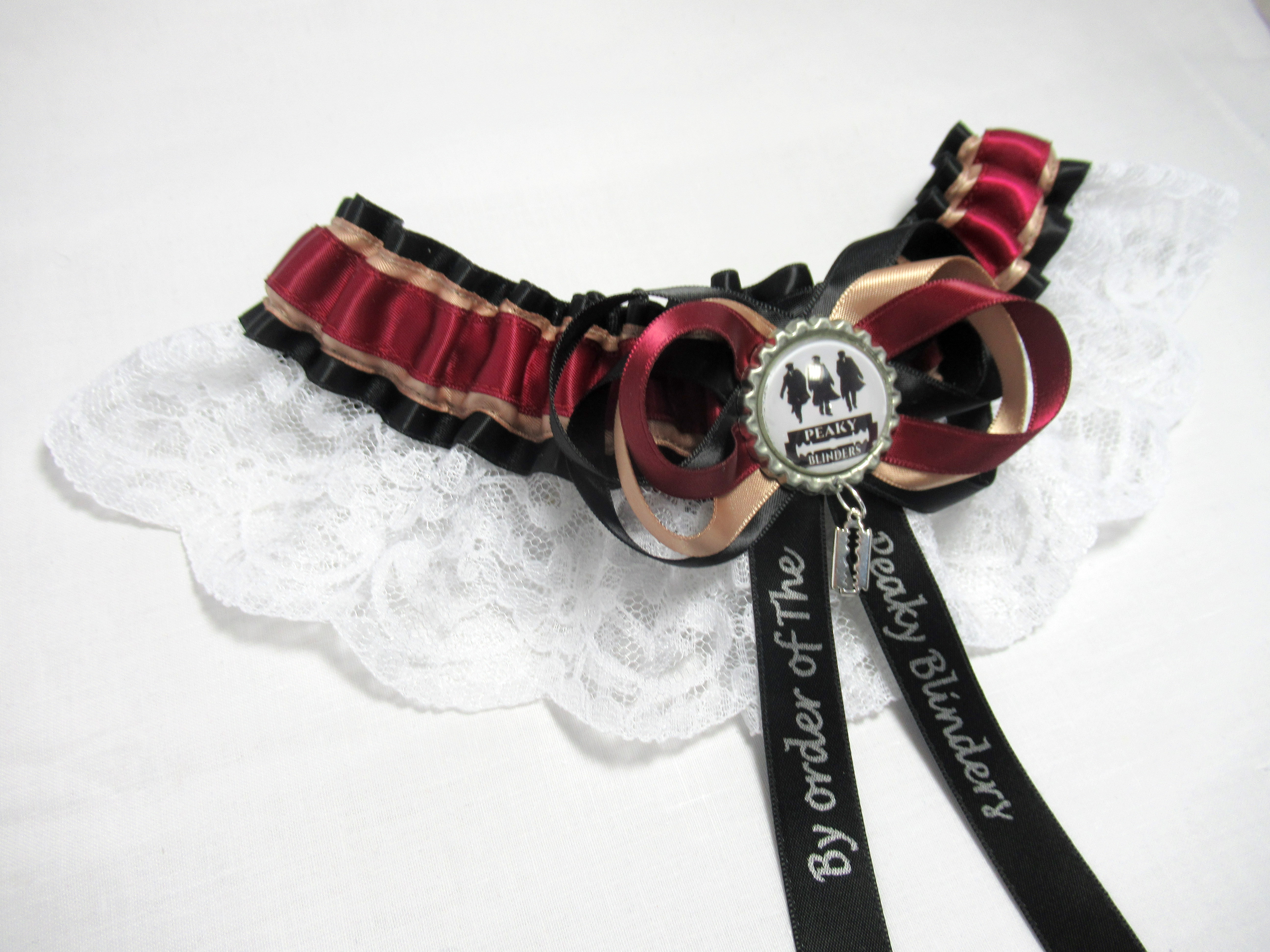 The Peaky Blinders Lace Bridal Wedding Garter GracefulGarters